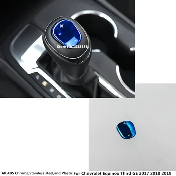 

For Chevrolet Equinox Third GE 2017 2018 2019 2020 Inner Car Cover Stick Styling Shift Knob Control Lamp Frame Trim 1pcs