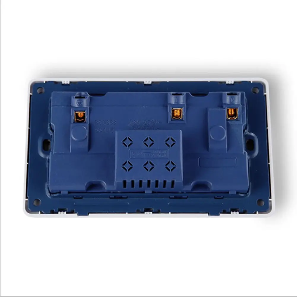 Tonbux штепсельная вилка Великобритании двойной разъем 2 Way 13A с 2 USB смартфон высокой зарядное устройство Порт