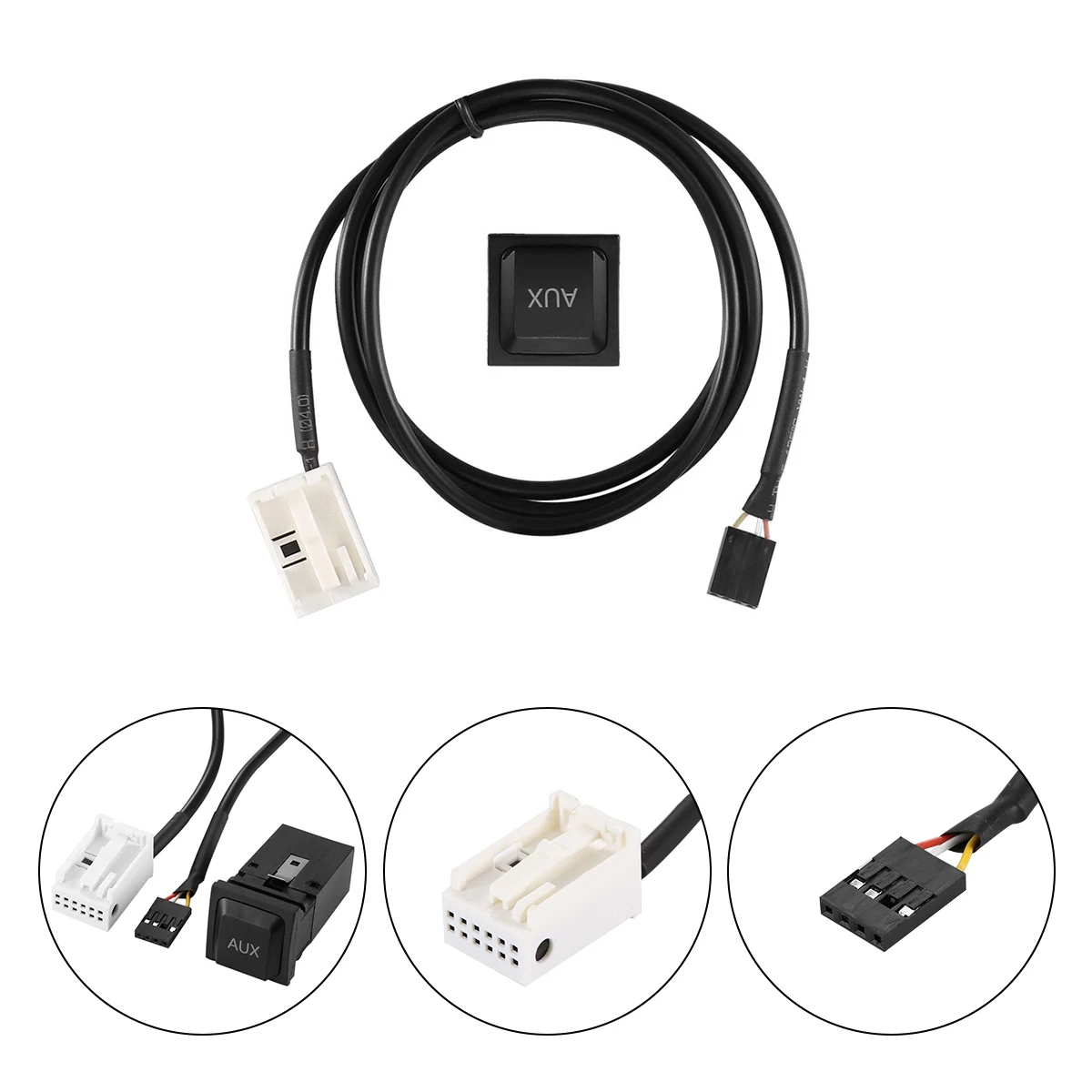 Автомобильный USB AUX вход адаптер переключатель и кабель провод для RRCD510/310 +/300 + Magotan