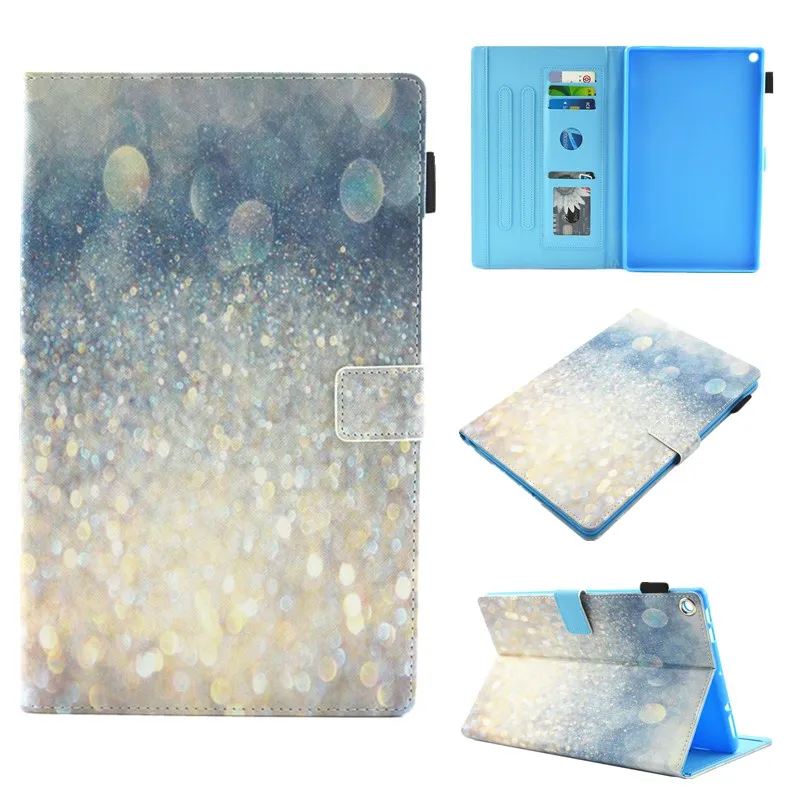 Case For Amazon Kindle Fire HD 8 2017 8 inch Tablet Case PU Leather