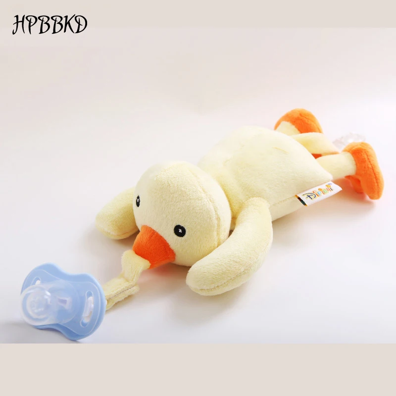 Cute Baby Pacifier Plush Toy Newborn Kids Boys Girls Cartoon Dummy Nipple Soother Silicone Pacifier Feeding Accessories PJ-031-1