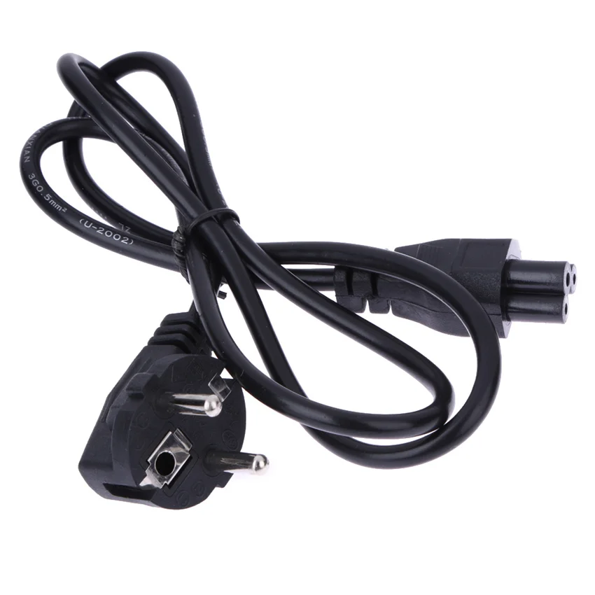 3 Prong Pin AC Power Cord Cable for PC Desktop Computer 