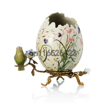 

Europe bronze inlaid decorative ceramic bottle Home Furnishing classical living room decoration crafts