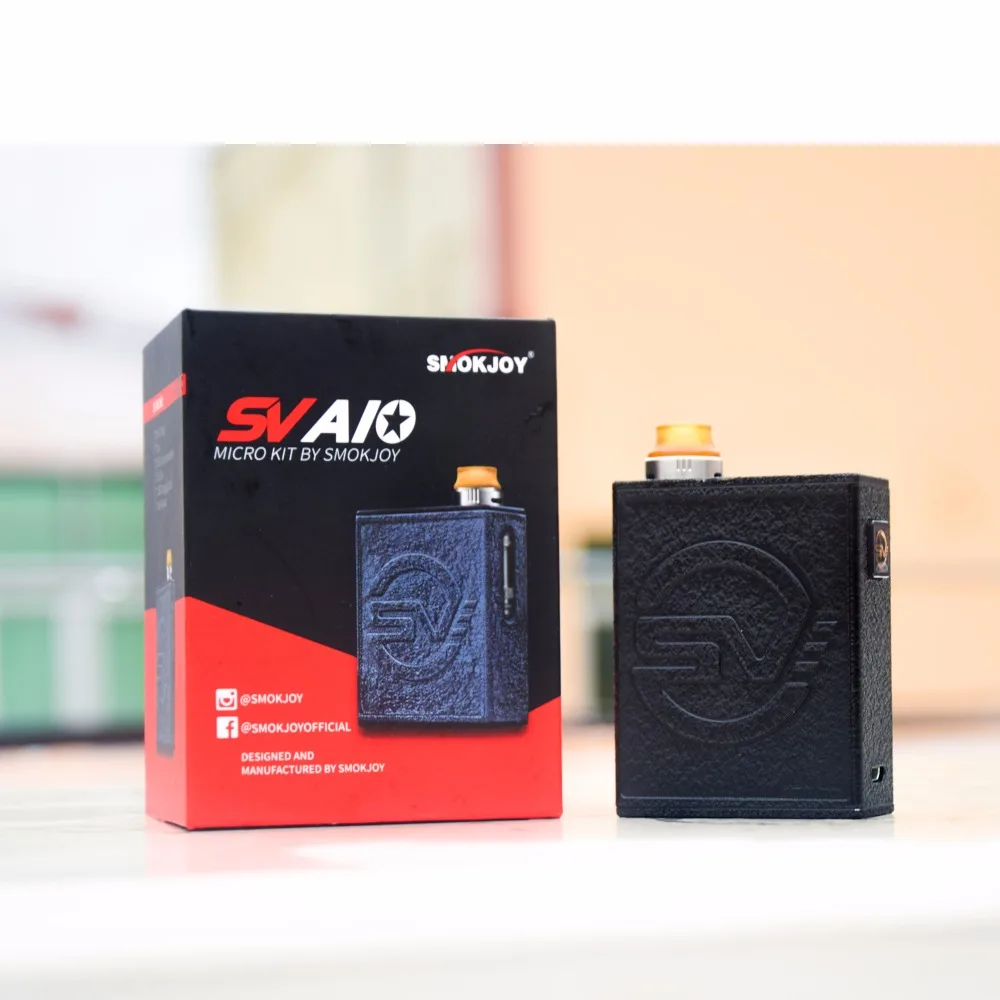 

Newest Original Smokjoy vape starter kit Smokjoy SV AIO 1100mAh Starter Kit with 1100mAh battery 2ML atomizer all in one vape