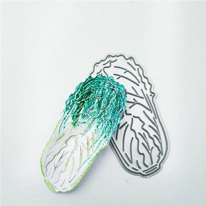 

Chinese cabbage cutting die cutting practice hands-on DIY clip art album craft mold scrapboo
