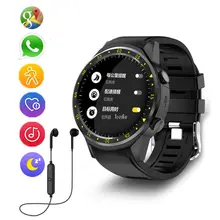 F1 1,2 дюймов IP Сталь монитор сердечного ритма Фитнес трекер спортивные Смарт-часы вызова оповещения о сообщениях(в том числе музыкальный пульт Управление