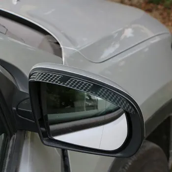 

Car Rear View Mirror Eyebrow Rain Visor Gear Shield Rearview Shade Cover Stickers for Jeep Compass 2017 2018 Parts
