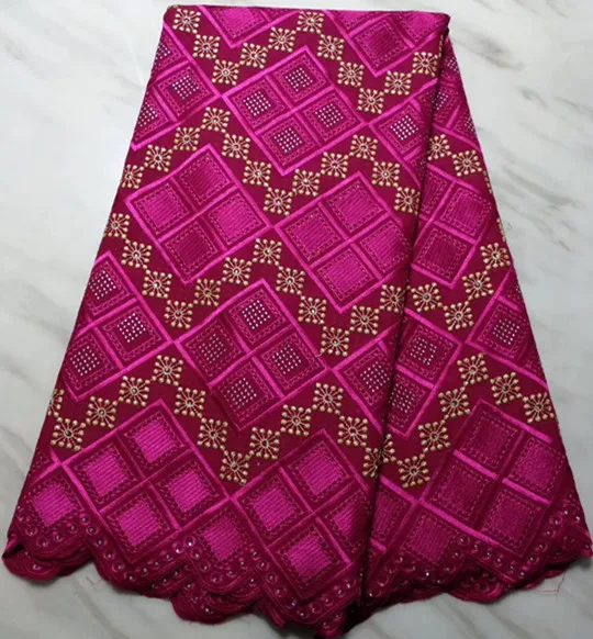 

Hot sale african swiss lace latest with stone swiss voile lace in switzerland nigerian lace fabrics for dress cotton lace PL-E94