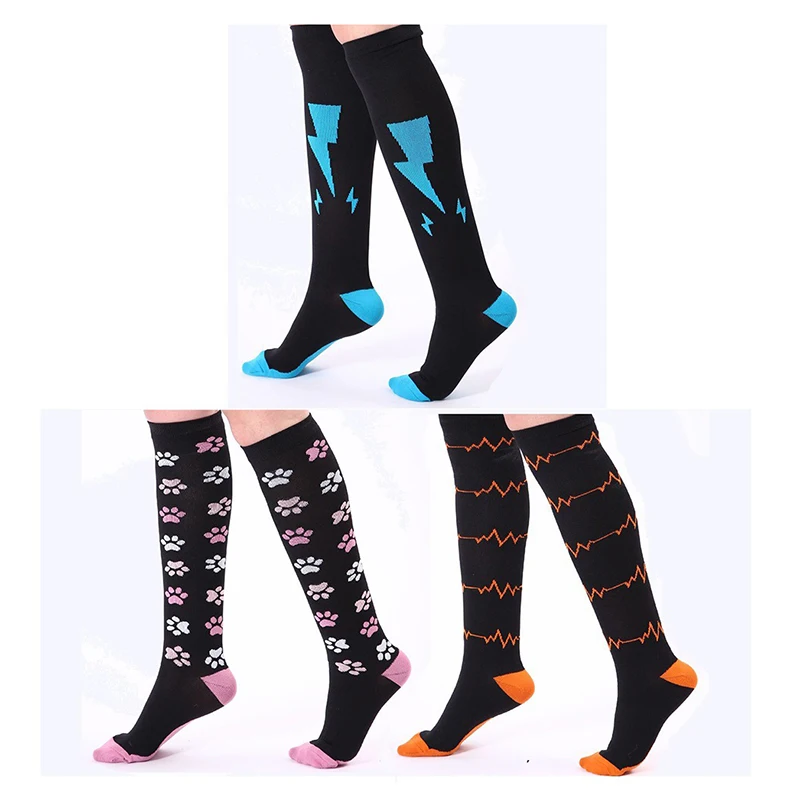 

Compression Socks 3 Pairs Pack Compression Sock for Women & Men - Best for Crossfit, Flight Travel AA10036