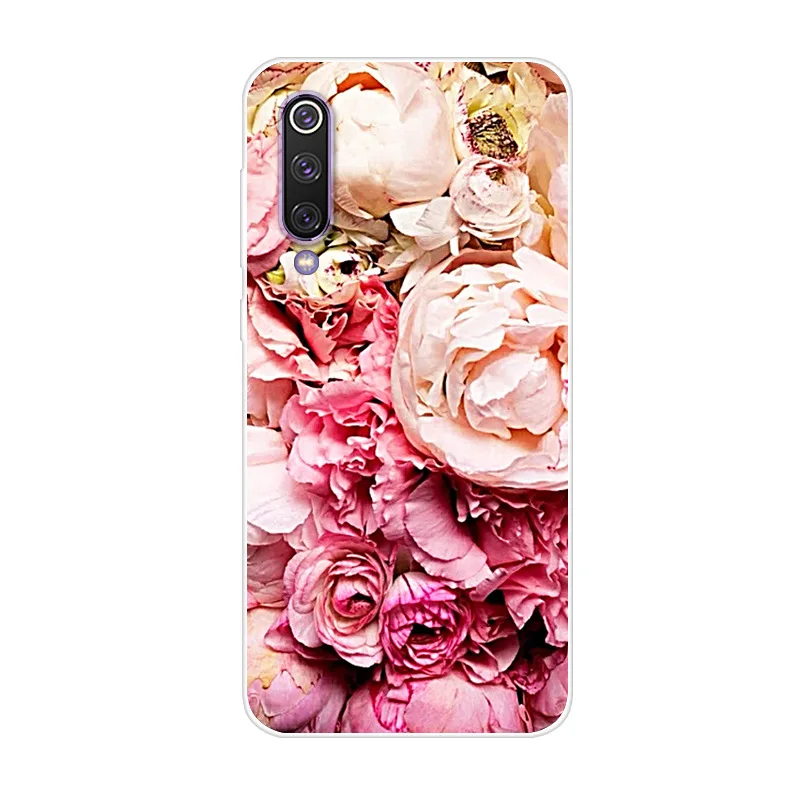 For Xiaomi Mi 9 Case Phone Cover Soft Silicone 3D Printing Back Case Coque for Xiaomi Mi 9 Mi9 SE Cover M9 Shockproof case Cover