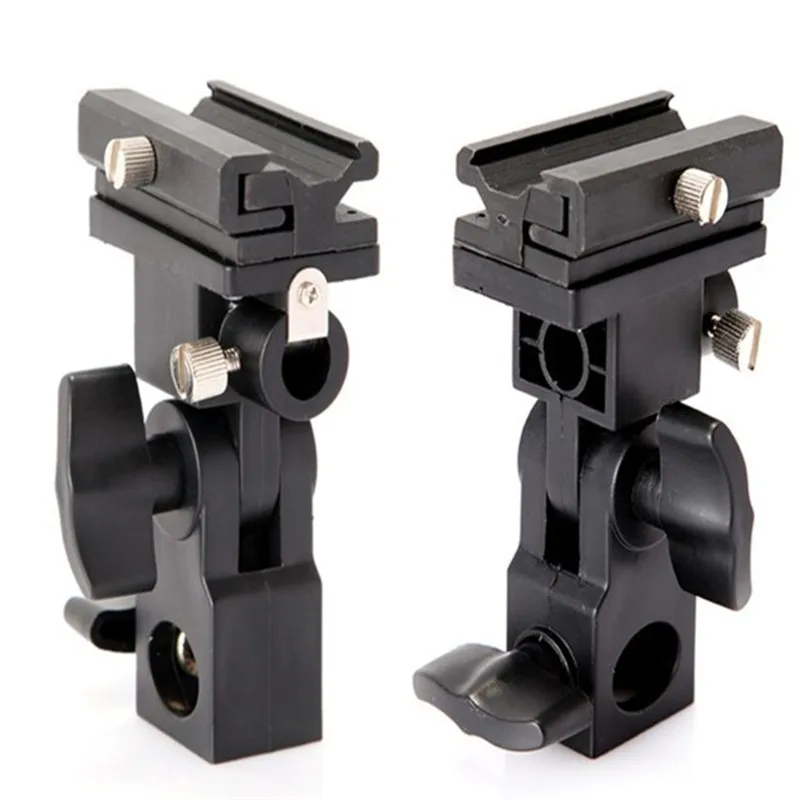 B Type Swivel Flash Light Stand Bracket Holder  (3)