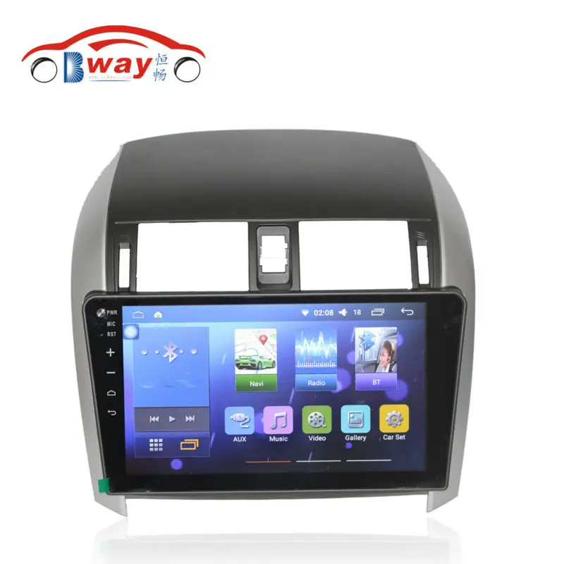 Bway 10 2 car radio for TOYOTA COROLLA 2007 2008 2009 2010 2011 2012 2013 android