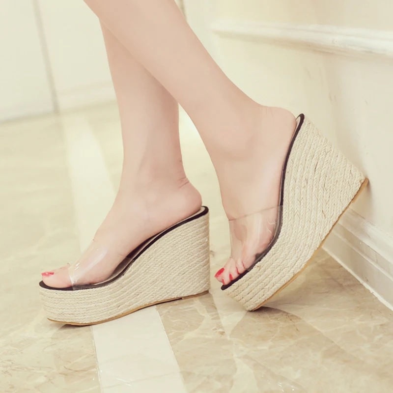clear flip flops
