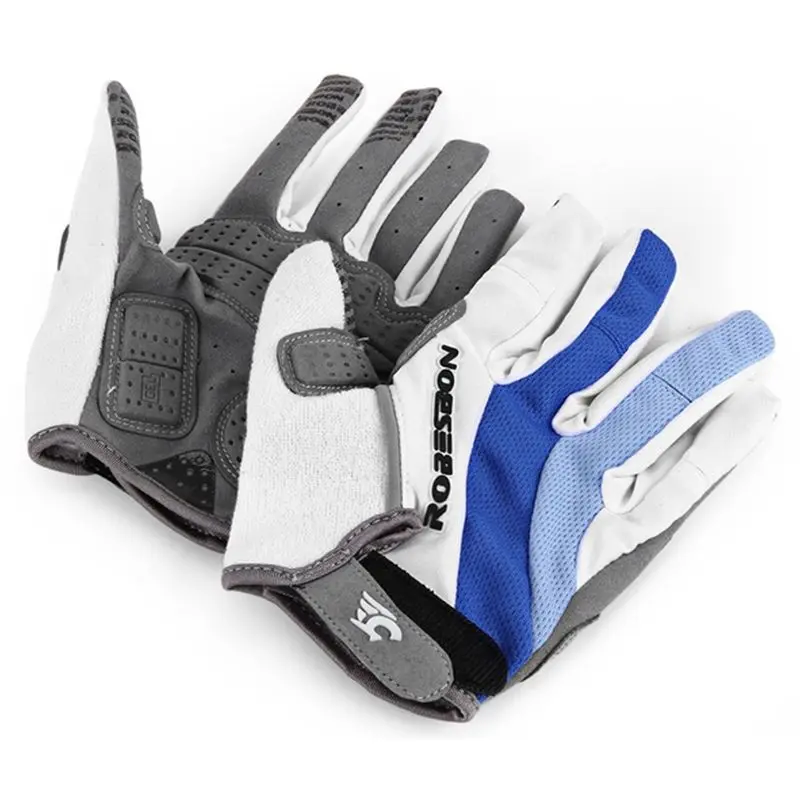 

Robesbon 2pcs MTB gloves Full Finger Bike Outdoors Sports Winter Autumn Bicycle Cycling Gloves