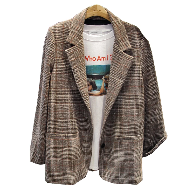 Блейзер Женский осенний с длинным рукавом|blazer damas|women blazersleeve blazer |