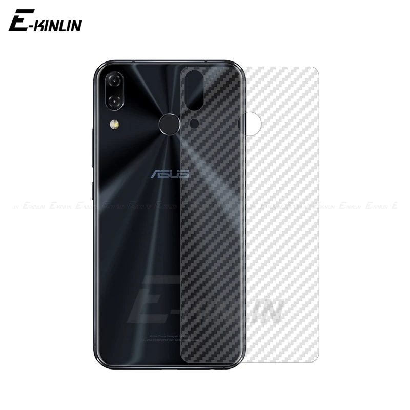 

Soft 3D Carbon Fiber Protective Guard Back Film For Asus ZenFone 5 5Z 6 ZS630KL ZS620KL ZE620KL Rear Screen Protector Not Glass