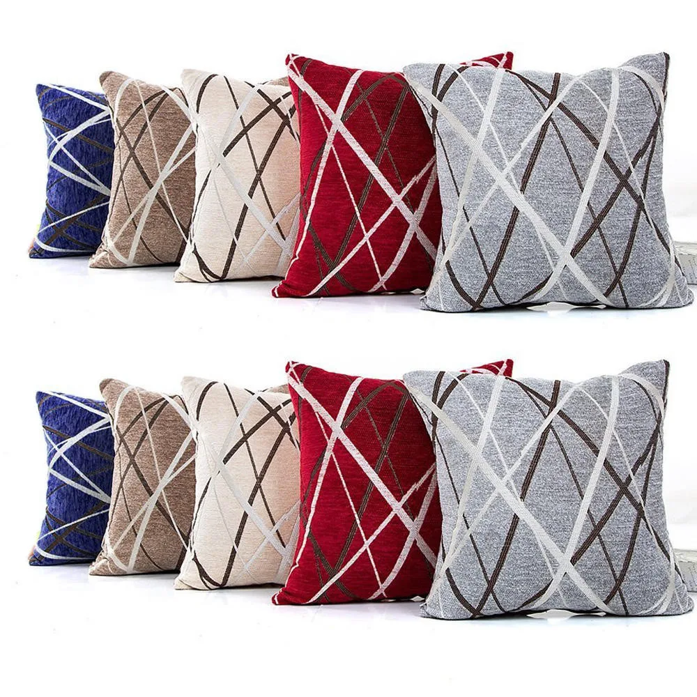 

45*45 Nerw Stylish Simplicity Polyester Soft Feeling Throw Pillow Case Home Texile Throw Pillowcases For Bedroom Living Room #80