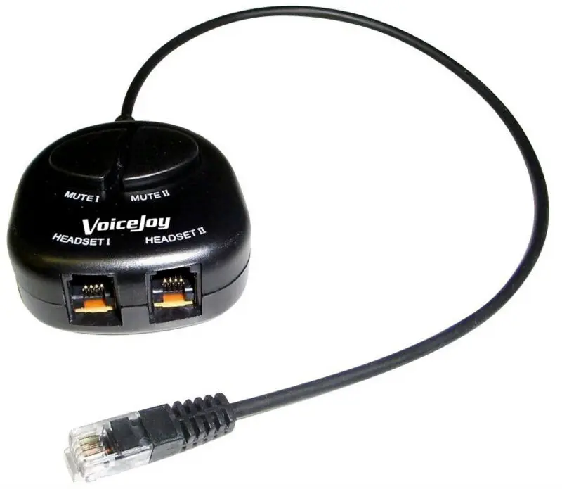 2PCS TWO MUTE Free Shipping RJ9 Modular Handset Plug to Dual RJ9 jack