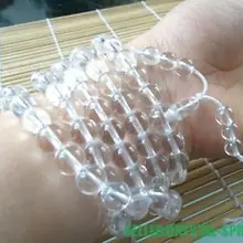 Огромный редкий 6 мм 108 кварц буддийские бусины для медитации и молитвы Мала ожерелье браслет широкие крылья мужские ювелирные изделия