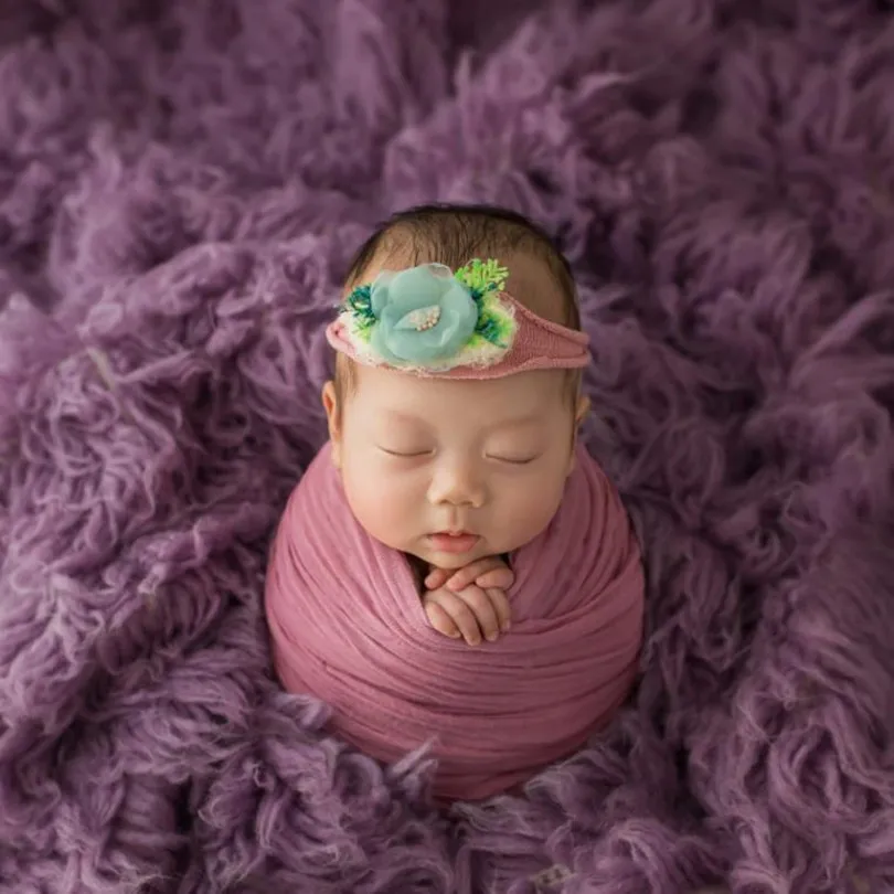 Buy Newborn baby stretch knit wrap Baby Jersey wrap swaddle blanket Photography