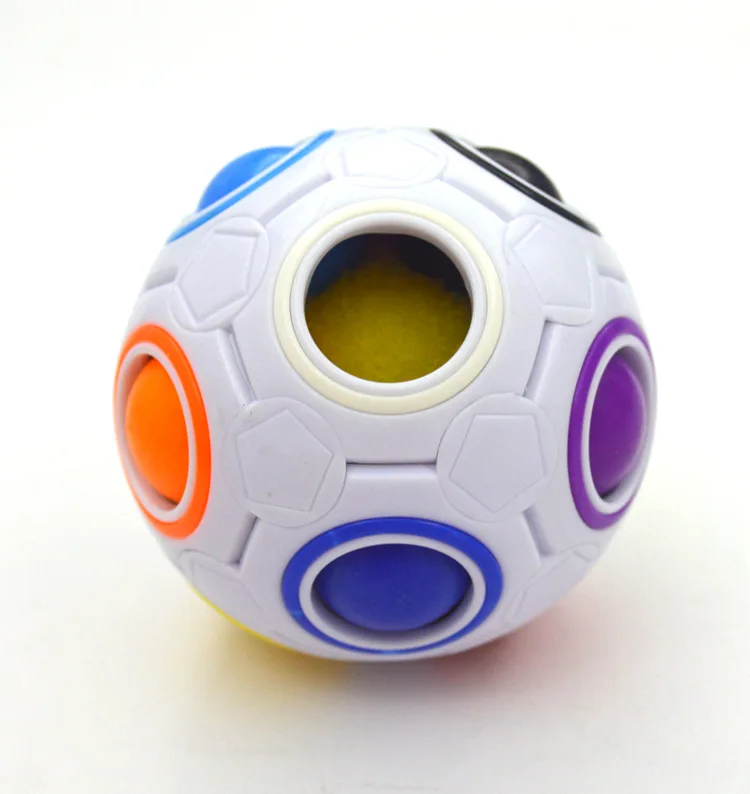 1 шт., диаметр 55 мм, футбольный магический куб, головоломка, игрушка, волшебный Радужный шар, куб, игрушки для детей, развивающий подарок, игрушка, настольная игра