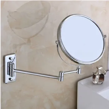 

Homedec 6" and 8" Dual Sided Wall Mount 3x Magnification Folding Make-up Mirror For Bathroom Livingroom Shower Mirror Espejo