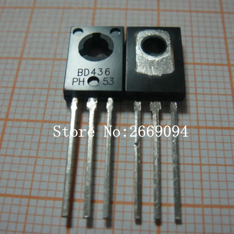 Free Shipping Integrated Circuits Types BD436STU TRANSISTOR PNP 32V 4A ...