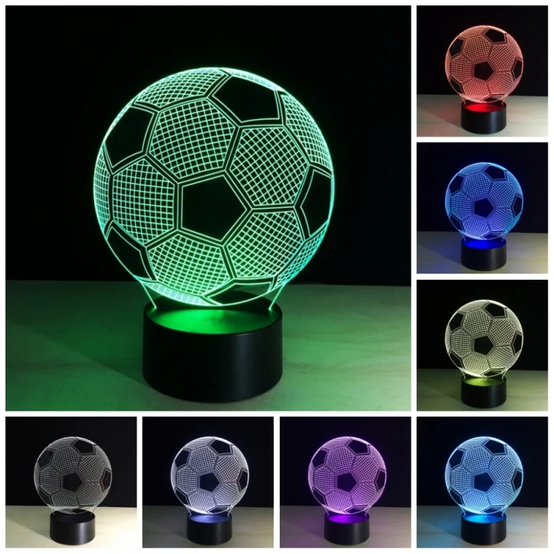 3d led light lamp football