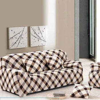

1pc Sofa tight wrap all-inclusive slip-resistant sofa cover elastic fashion printed sofa slipcover Single/Two/Three/Four-seater