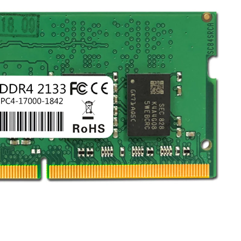 JINYU DDR4 2133 mhz 1,2 V 288Pin DIMM игровой Оперативная память памяти для ноутбука