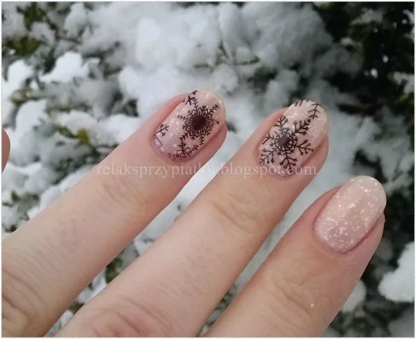 BORN PRETTY ногтей штамповки пластины Рождество Снежинка для ногтей штамп Изображение Шаблон Маникюр украшения для ногтей инструмент BP-L032