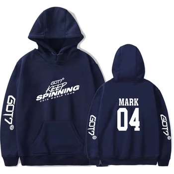 

2019 Hot Sale GOT7 Hoodies Men/Women Autumn Fashion Casual Loose Sweatshirts Print GOT7 Popular Hip Hop Hoodie Top