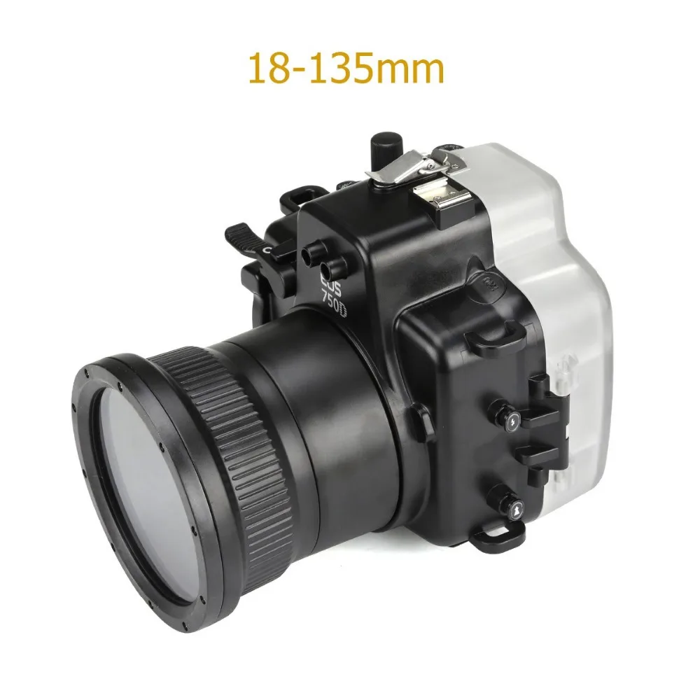 Camera Waterproof Housing Case for Canon EOS 750D