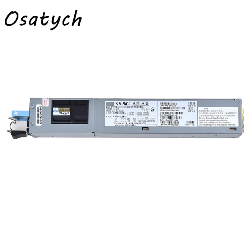 1 шт. для Juniper JPSU 650W AC AFI EX4550 QFX3500 QFX5100 источник питания переменного тока|Блоки