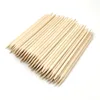 HYTOOS 100Pcs Nail Art Design Orange Wood Sticks Double-end Cuticle Pusher Remover Pedicure Manicure Care Cleaner ► Photo 2/5