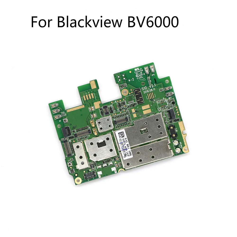 

Original Mainboard 3G+32G ROM Motherboard flex Cable Board For Blackview BV6000 Android 7.0 MTK6755 Octa Core Phone
