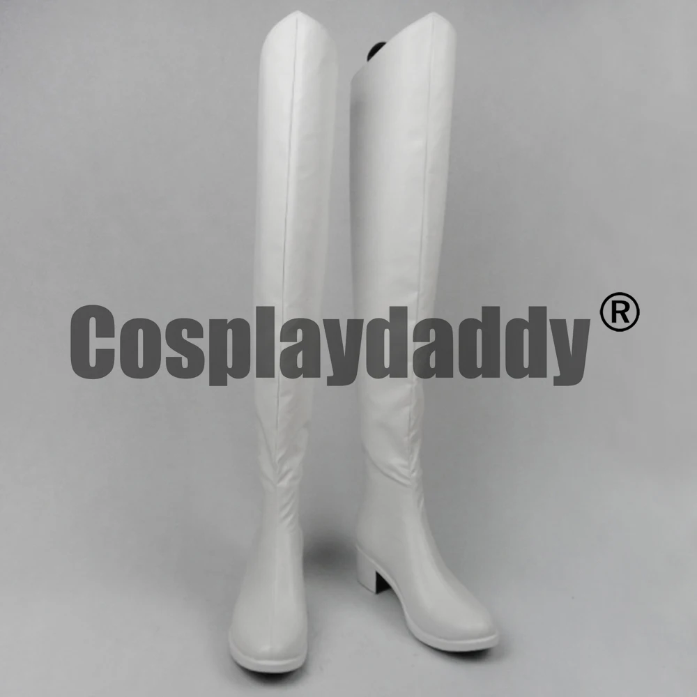 Code Geass: Lelouch of the мятеж Suzaku Kururugi Knight Ver. Аниме косплей белые ботинки длинные сапоги