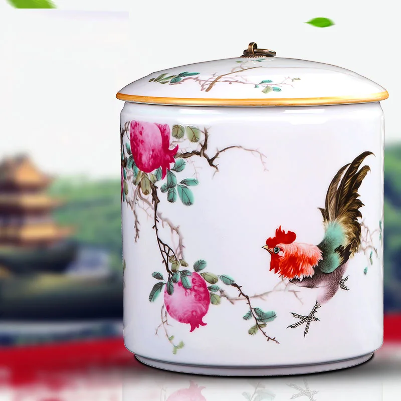 Керамический чайный горшок Jingdezhen Puer большого размера семь панкейков креативный