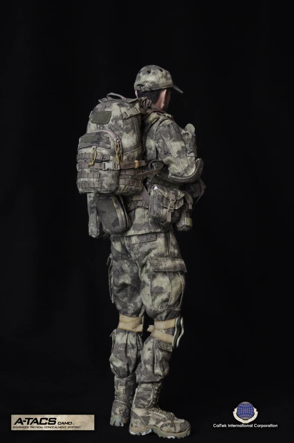 Cal-Tek US A-TACS Camo Advanced Tactical маскирующая система оператора 1/6 рисунок