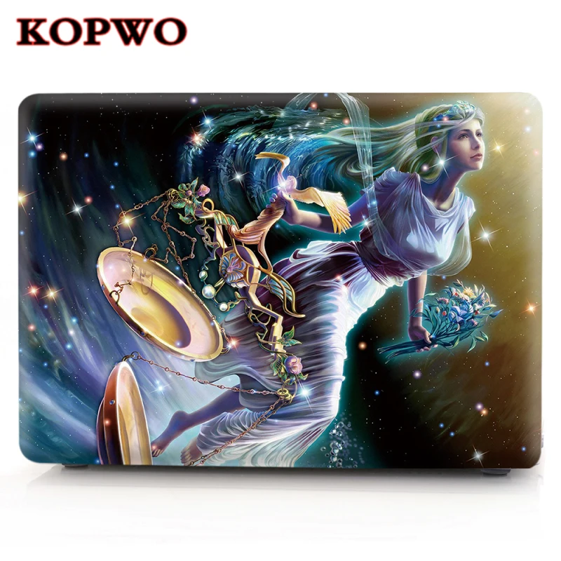 KOPWO Sagittarius Знак зодиака Водолей для ноутбука защитный чехол 12 созвездие Macbook Air Pro