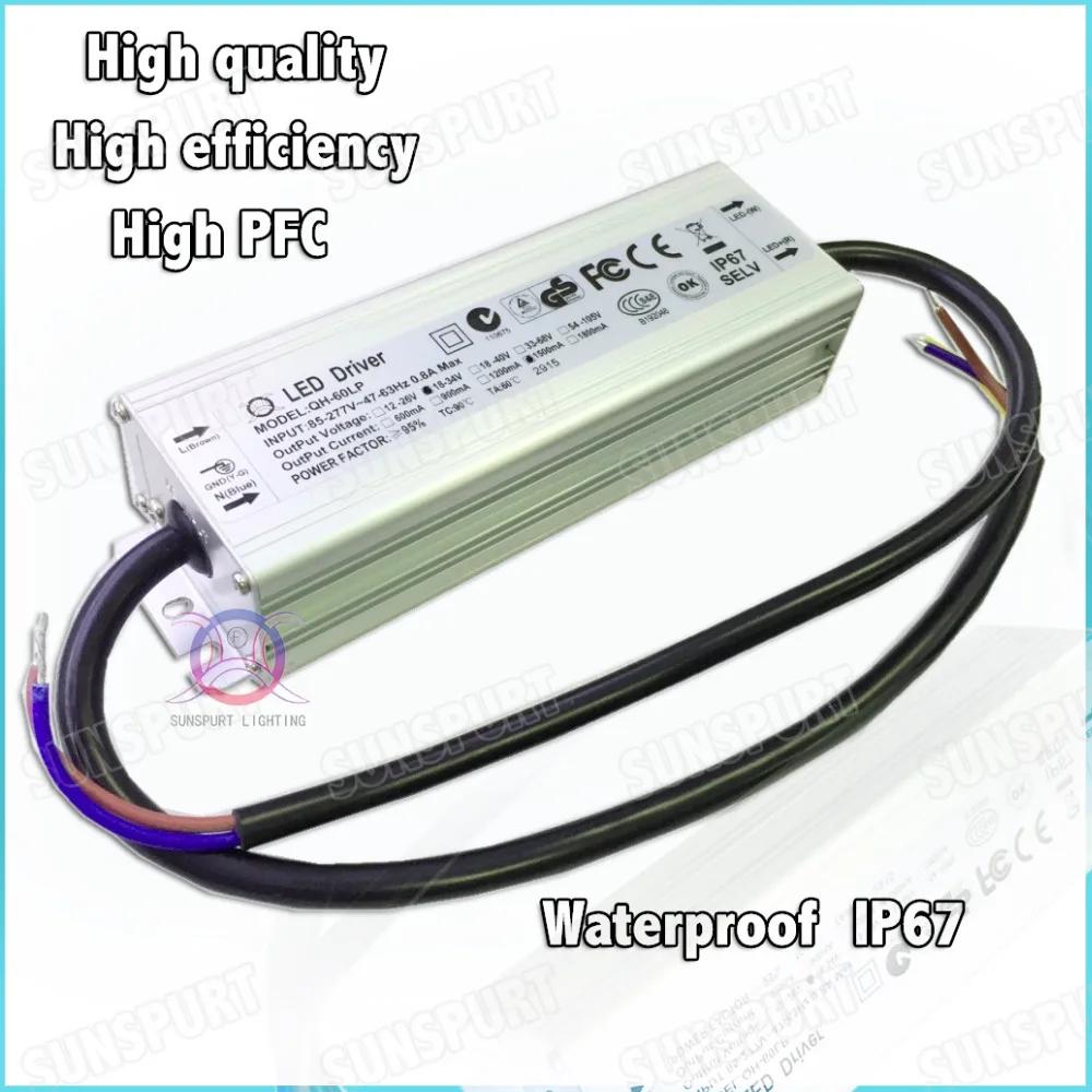 Водонепроницаемый светодиодный фонарь IP67 PF 60 Вт 2 шт.|drivers plate|led driver adapterled 3w |