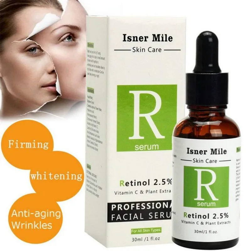 

Face Facial Serum Retinol 30ml Vitamin C Serum Firming Repair Skin Anti Wrinkle Anti Acne Anti Aging Serum Skin Care