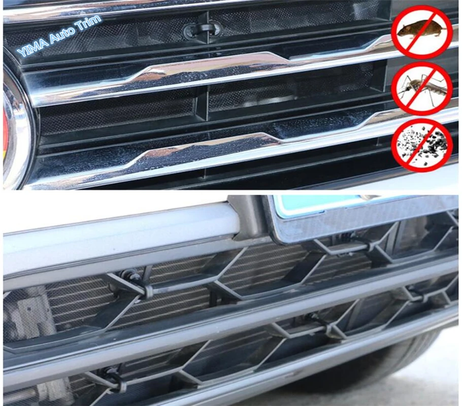 

Lapetus Auto Styling Front Grille Insect Screening Mesh Insert Net Cover Trim Fit For Volkswagen VW Tiguan 2016 2017 2018 2019