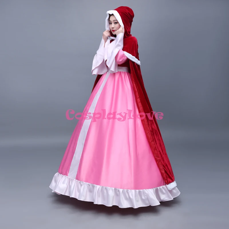 CosplayLove Movie Beauty and The Beast Custom-made Pink Belle Cosplay Dress Princess Cosplay Costume For Kid Adult Women (1)