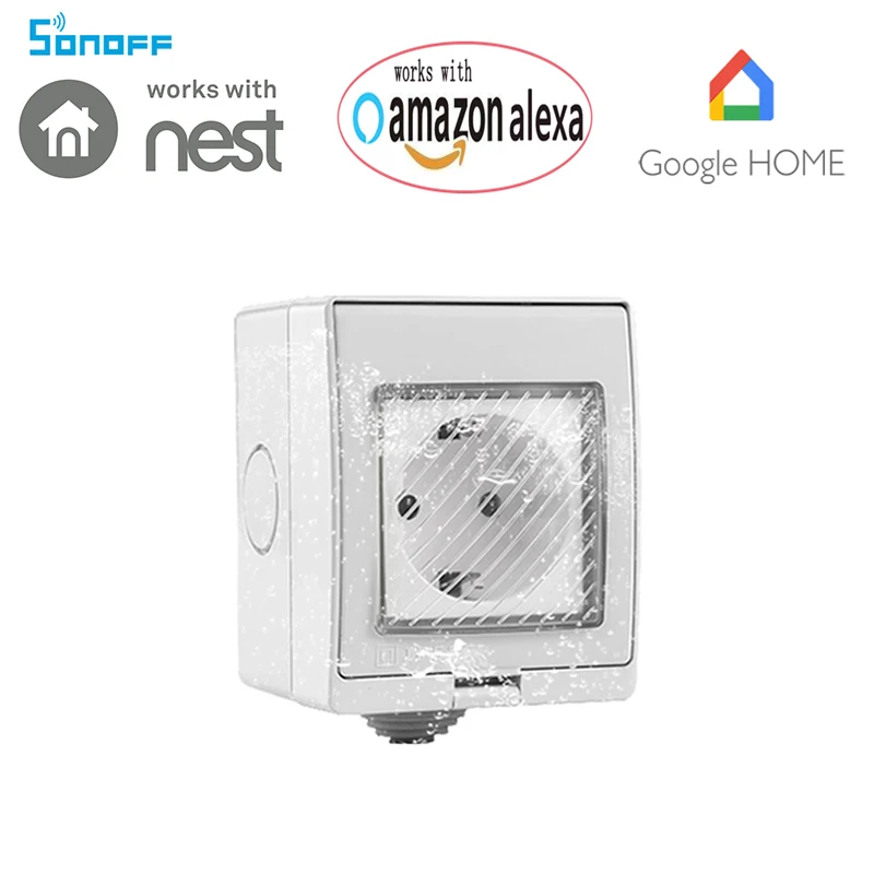 New Ewelink app Wireless WiFi Timer IP55 Waterproof Socket 10A Remote