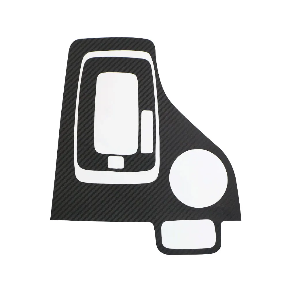Carmilla углеродного волокна черный Автомобильный Внутренний барабан панель наклейка для Ford Everest LHD аксессуары