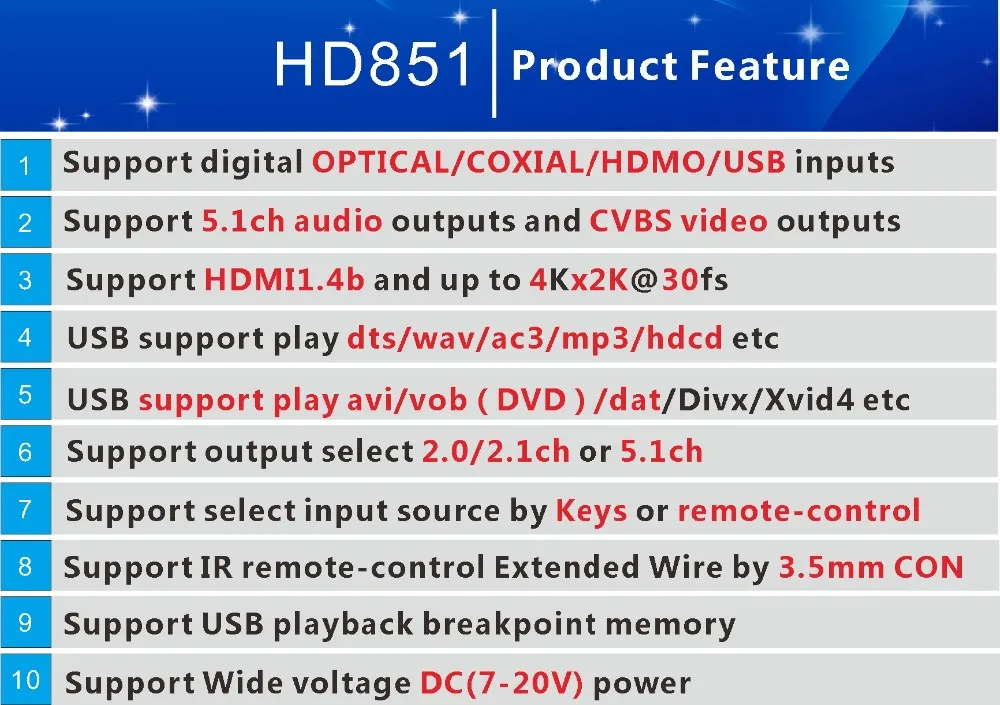 4K* 2K HDMI к HDMI экстрактор конвертер сплиттер DTS AC3 5,1 аудио декодер ЦАП