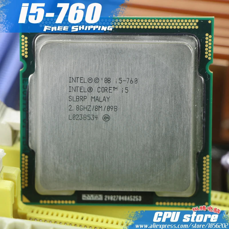 

Intel i5 760 cpu, /2.8GHz / LGA1156 / 8 MB /Quad-Core / i5-760 pengiriman gratis scrattered buah (working 100% Free Shipping)