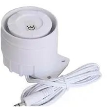 Ухо Пирсинг Крытый проводная сирена мини Рог домашняя сигнализация звуковая сигнализация 120 дБ DC 12 В Горячая Акция