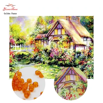 

Golden Panno,beads,Needlework,DIY,bead Cross stitch,Embroidery,Precise Printed,scenic Pattern cross-stitching,Christmas diamong